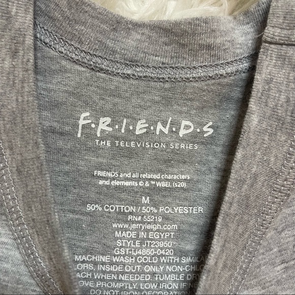 Friends T Shirt Central Perk tank Size Medium gray - Picture 5 of 5